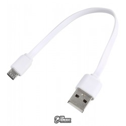 Кабель Micro USB 0,2 м, 1A, плоский, для powerbank Кабель Micro USB 0,2 м, 1A, плоский, для powerbank