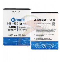Аккумулятор NB-550 для Nomi i550 Space, Li-ion, 3,7 В, 3000 мАч, original Аккумулятор NB-550 для Nomi i550 Space, Li-ion, 3,7 В, 3000 мАч, original