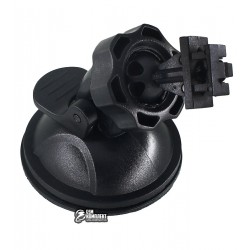 Автотримач для телефону для DVR регистратора, с защелкой, черный