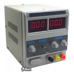 Лабораторный блок питания WEP PS-1502D+ USB, 15V 2A, цифровая индикация Лабораторный блок питания WEP PS-1502D+ USB, 15V 2A, цифровая индикация