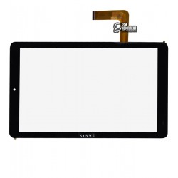 Тачскрин (сенсорный экран, сенсор) для китайского планшета 10.1", 51 pin, с маркировкой HSCTP-713(F106)-10.1-V2, для Kiano Slimtab 10 3G, размер 252*157 мм, черный