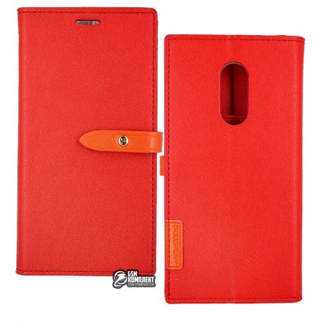 Чехол книжка Mercury для Xiaomi Redmi Note 4, красная