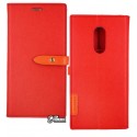 Чохол для Xiaomi Redmi Note 4, Mercury, книжка, червоний колір