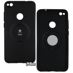 Чехол защитный iFace для Huawei P8 Lite (2017), силиконовый, черный