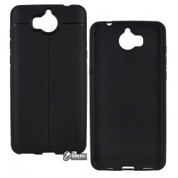 Чохол захисний Auto Focus для Huawei Ascend Y5 2017, силіконовий, чорний
