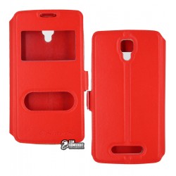 Чехол книжка Nillkin для Lenovo A1000, красная