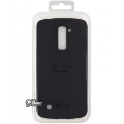 Чехол защитный Silicone case для LG K10 K410, K10 K420N, K10 K430DS, K10 K430DSF, K10 K430DSY, replica, черный