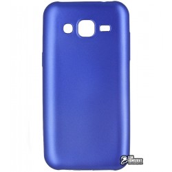 Чехол защитный для Samsung J200 Galaxy J2, силиконовый, голубой