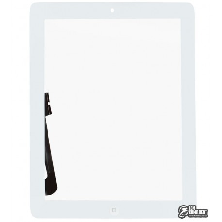 Тачскрін для планшету Apple iPad 3, iPad 4, білий