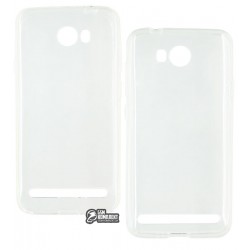 Чехол защитный для Huawei Ascend Y3 II, силиконовый, прозрачный