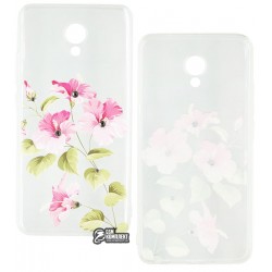 Чехол OuCase Florid Series для Meizu M5 Note, прозрачный, тип 09