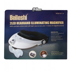 Бинокуляр MG81001-G с LED-подсветкой и набором линз 5шт Бинокуляр MG81001-G с LED-подсветкой и набором линз 5шт