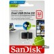 Флешка 32 Gb, USB3.0 + OTG SanDisk Ultra Dual OTG 130Mb/s (SDDD2-032G-G46)