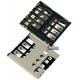 Конектор SIM-карти для Sony E2104 Xperia E4, E2105 Xperia E4, E2115 Xperia E4, E2124 Xperia E4