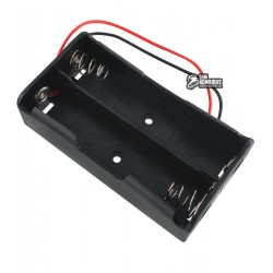 Отсек для батарей 2x18650 с проводами