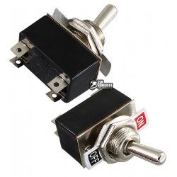 Тумблер KN3 1x2, ON-ON, 2A 250V, 4A 125V