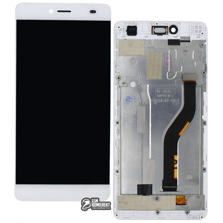 Дисплей для Nous NS 5004, белый, с передней панелью, с сенсорным экраном (дисплейный модуль),#KR5B-03POSHDJZJ