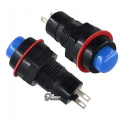 Кнопка DS-211 OFF-ON, синяя, з фіксацією Кнопка DS-211 OFF-ON, синяя, з фіксацією