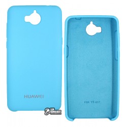 Чохол для Huawei Y5 (2017), Silicone cover, блакитний колір №5