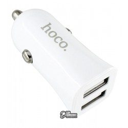 Автомобильное зарядное устройство HOCO Z12 Elite 2USB 4.8A + Cable microUSB