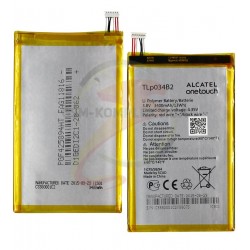 Аккумулятор TLp034B2 для ALCATEL One Touch Pop S9 Hero N3 A995L, TCL Y910, Y910t, (Li-Polymer, 3400 мАч) Аккумулятор TLp034B2 для ALCATEL One Touch Pop S9 Hero N3 A995L, TCL Y910, Y910t, (Li-Polymer, 3400 мАч)