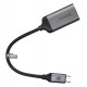 Переходник Baseus C-Video Type-C To HDMI Female joint Adapter (Portable type) Dark gray (CATCY-A0G)