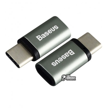 Baseus Sharp Micro To Type-C Adapter Sky gray (CATYPEC-DL0G)