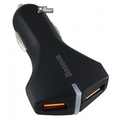 Автомобильное зарядное устройство Baseus Small Rocket QC3.0 Dual-USB