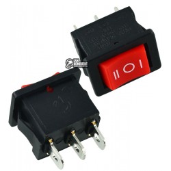 Переключатель MRS-103A / I-O-II клавишный красный