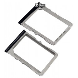 Держатель SIM-карты для HTC One M7 801e, черный