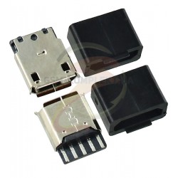Гнездо microUSB 5pin на кабель Гнездо microUSB 5pin на кабель