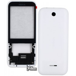 Корпус для Nokia 225 Dual Sim, білий