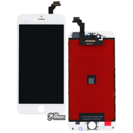 Дисплей iPhone 6 Plus, белый, с сенсорным экраном (дисплейный модуль),с рамкой, original (PRC)