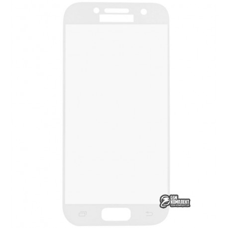 Загартоване захисне скло для Samsung A320 Galaxy A3 2017 Duos, 0,26 мм 9H, біле