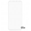 Закаленное защитное стекло для Samsung G955 Galaxy S8 Plus, 0,3мм, 3D, белое