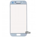 Стекло дисплея Samsung A520F Galaxy A5 (2017), голубое, blue mist