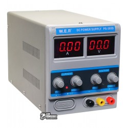 Лабораторный блок питания WEP PS-305D 30V 5A цифровая индикация Лабораторный блок питания WEP PS-305D 30V 5A цифровая индикация