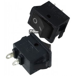 Выключатель SMRS-101 клавишный, микро (RS-II,KCD-6), черный