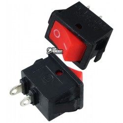 Выключатель SMRS-101 клавишный, микро (RS-II,KCD-6), красный Выключатель SMRS-101 клавишный, микро (RS-II,KCD-6), красный