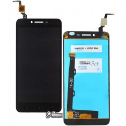 Дисплей для Lenovo A6020a46 Vibe K5 Plus, Lemon 3, чорний, з сенсорним екраном (дисплейний модуль)