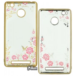 Чехол&nbsp;защитный&nbsp;Secret&nbsp;Garden&nbsp;Swarovski&nbsp;для&nbsp;Xiaomi&nbsp;RedMi&nbsp;3s,&nbsp;силиконовый