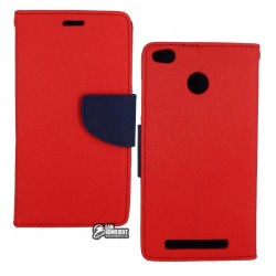 Чехол для Xiaomi Redmi 3S, Toto Book Cover Mercury, книжка, Red