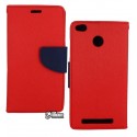 Чехол для Xiaomi Redmi 3S, Toto Book Cover Mercury, книжка, Red