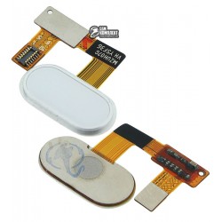 Шлейф для Meizu U20, кнопки меню, белый