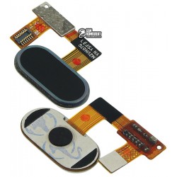 Шлейф для Meizu U20, кнопки меню, черный