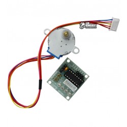 Шаговый двигатель 28BYJ-48-5V с драйвером ULN2003 Шаговый двигатель 28BYJ-48-5V с драйвером ULN2003