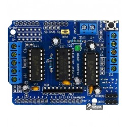 Контроллер шагового двигателя на основе микросхемы L293D для ARDUINO Контроллер шагового двигателя на основе микросхемы L293D для ARDUINO