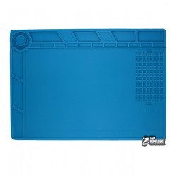 Силиконовый термоустойчивый коврик AIDA S-140, для пайки и раскладки запчастей, 345 x 245 мм