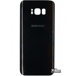 Задняя панель корпуса для Samsung G955F Galaxy S8 Plus, черная, original (PRC), midnight black