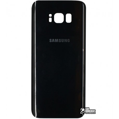 Задняя панель корпуса для Samsung G955F Galaxy S8 Plus, черная, original (PRC), midnight black